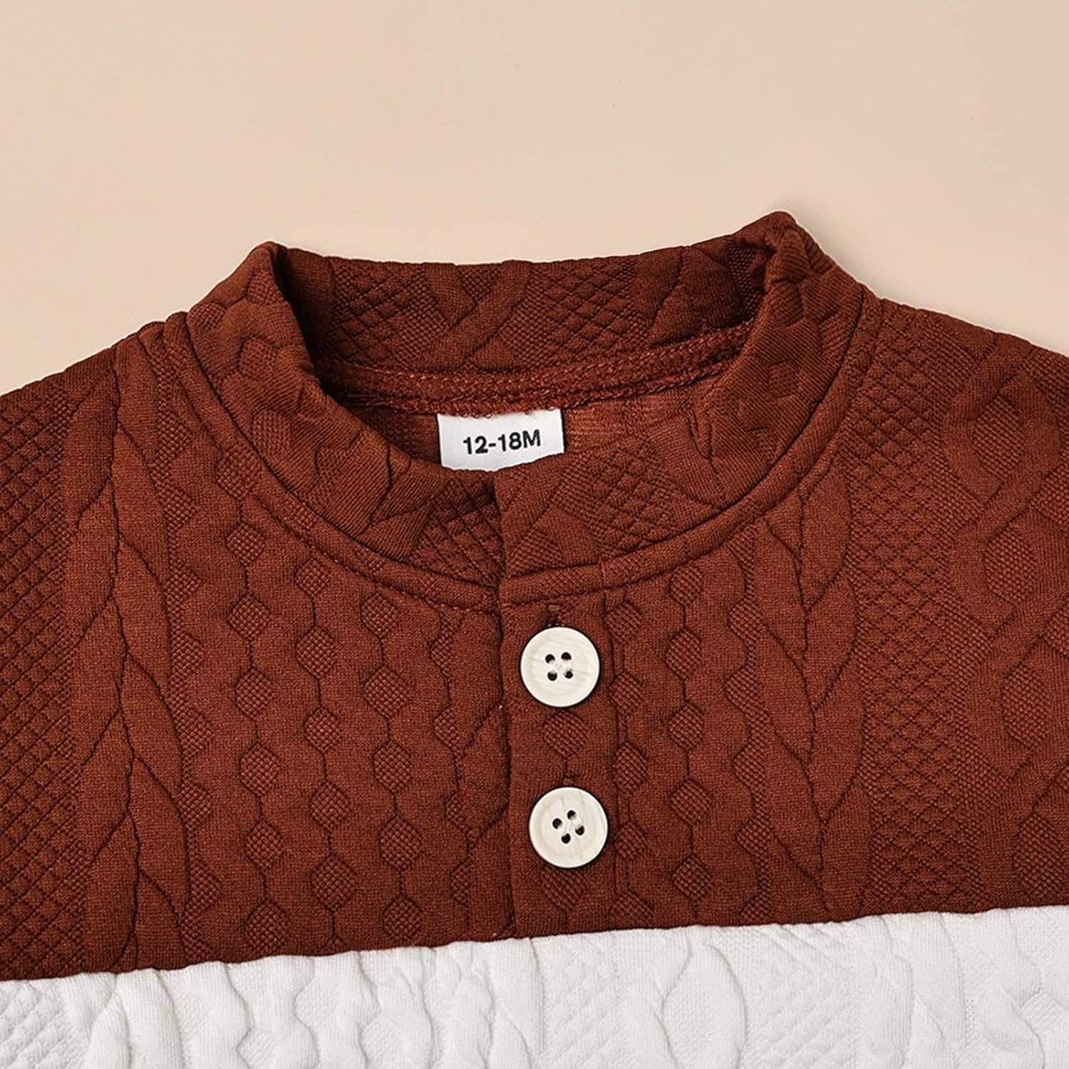 Toddler Baby Boy Outfit Fall Clothes Long Sleeve Color Contrast Sweatshirt Pants Set Boys Winter Outfits 12M-5T - Image 7