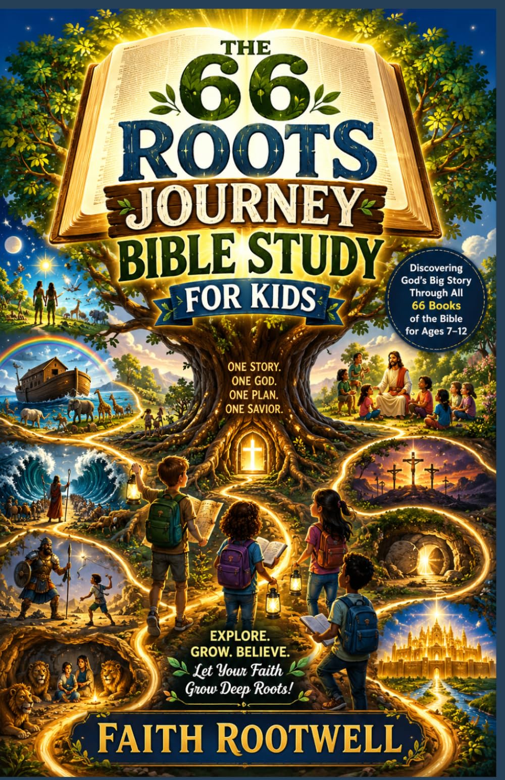 The 66 Roots Journey Bible Study for Kids: Discovering God’s Big Story Through All 66 Books of the Bible for Ages 7-12