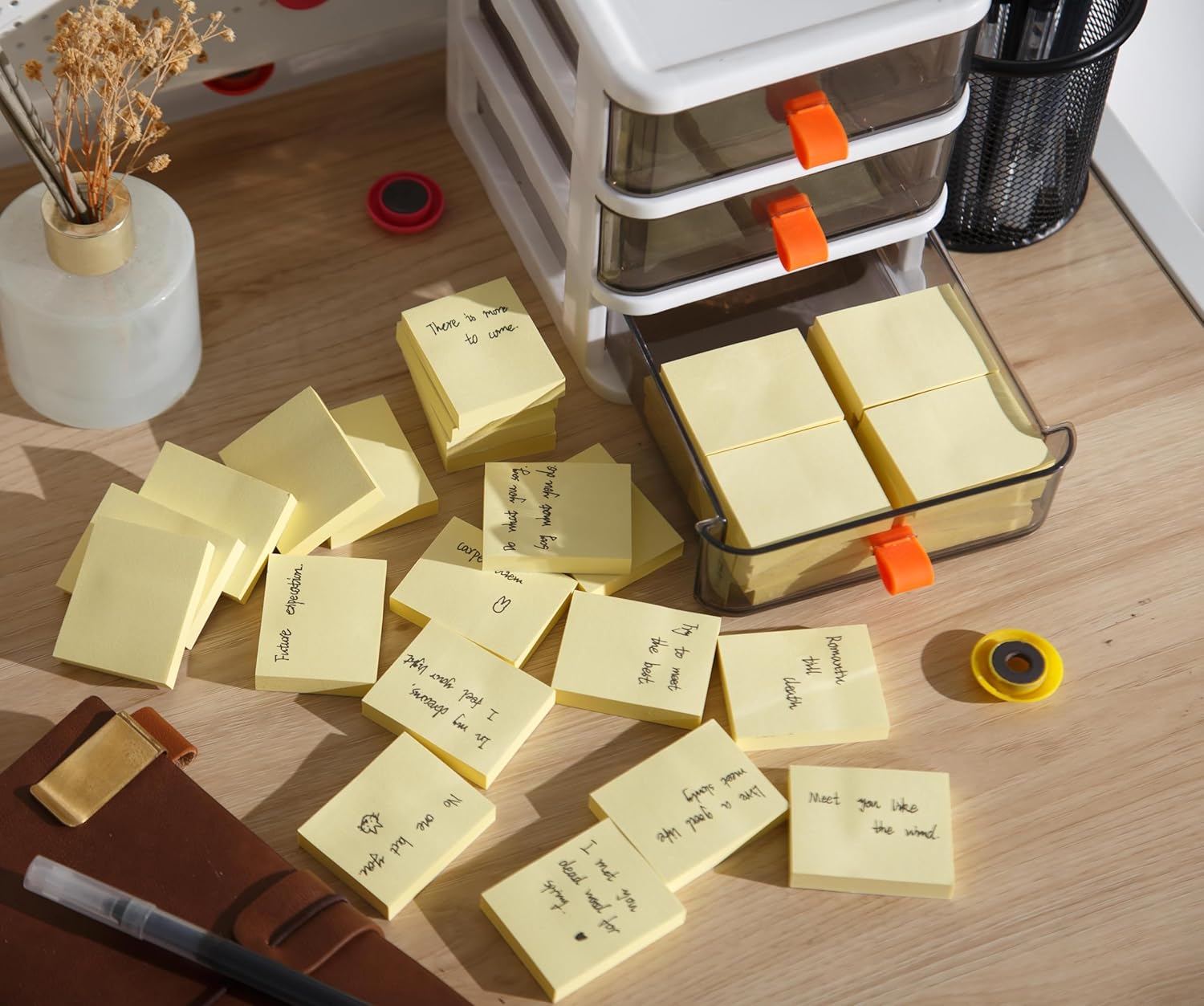 36 Pads Mini Sticky Notes 1.5 * 2 inches, Small self-Stick Notes for Post,80 Sheets/Pad,Basic Yellow for Little Reminders in Offices,Schools and Home 4 81v9sioK+5L. AC SL1500