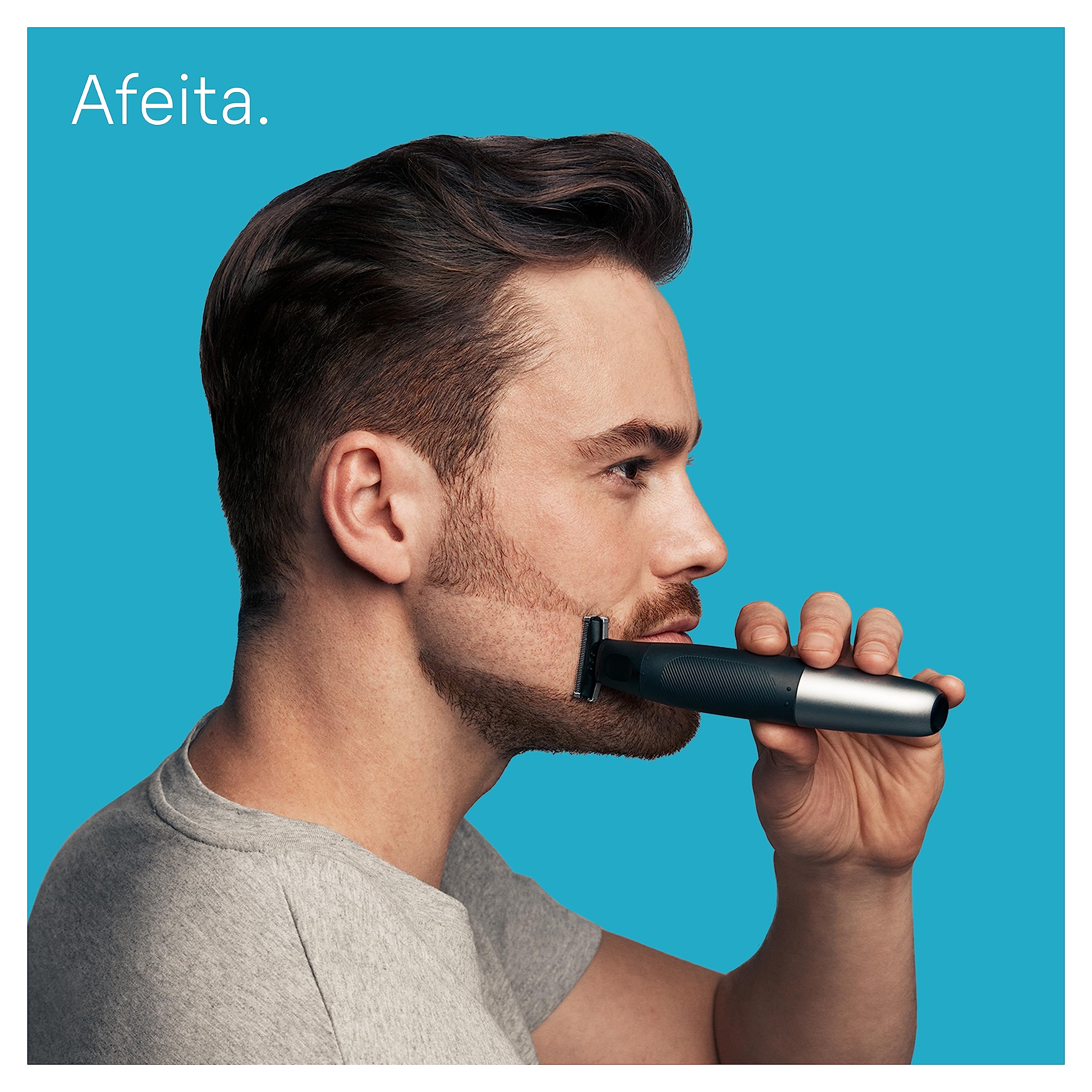 Braun Series X Recortadora de Barba, Afeitadora Eléctrica Hombre, Rasuradora para Rostro Y Cuerpo, Cortapelos Hombre, Maquina de Afeitar,Peine Bidireccional,Resistente al Agua, XT5200, Negro