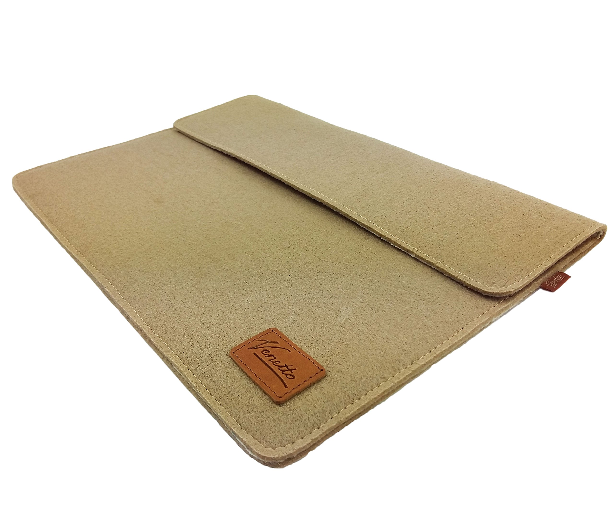 Custodia In Feltro Venetto Per MacBook Air/Pro 13.3", IPad Pro, Ultrabook, Impermeabile E Imbottita, Con Scomparto Extra, Grigia