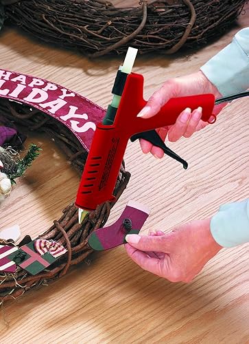 Miniatura 4 de Arrow TR550 Pistola de pegamento eléctrica profesional resistente para manualidades, construcción, madera, utiliza barras de pegamento estándar