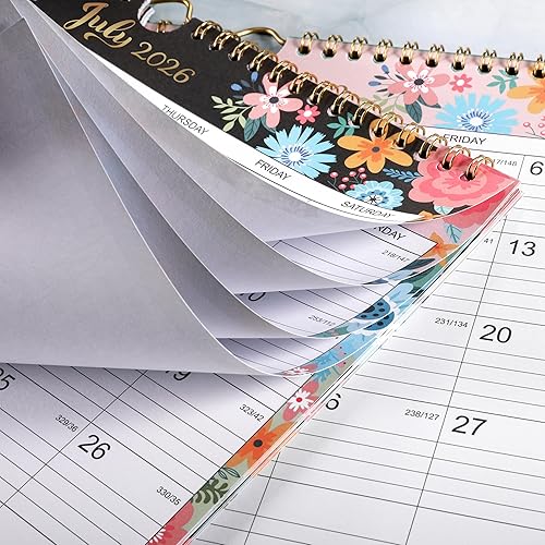 Miniatura 7 de Calendario 2026-2027 – Calendario de pared 2026-2027 con 18 meses, de julio de 2026 a diciembre de 2027, 14.6 x 11.5 pulgadas, encuadernación de