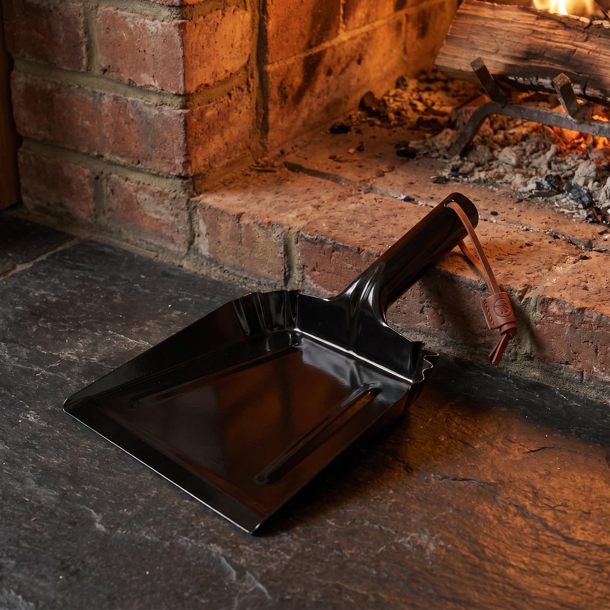 Lurrose Recogedor de Metal - Recogedor de Mano - de Hierro para Limpieza de Escritorio, Cocina y hogar - Herramienta de Limpieza Resistente para Recoger Basura y escombros