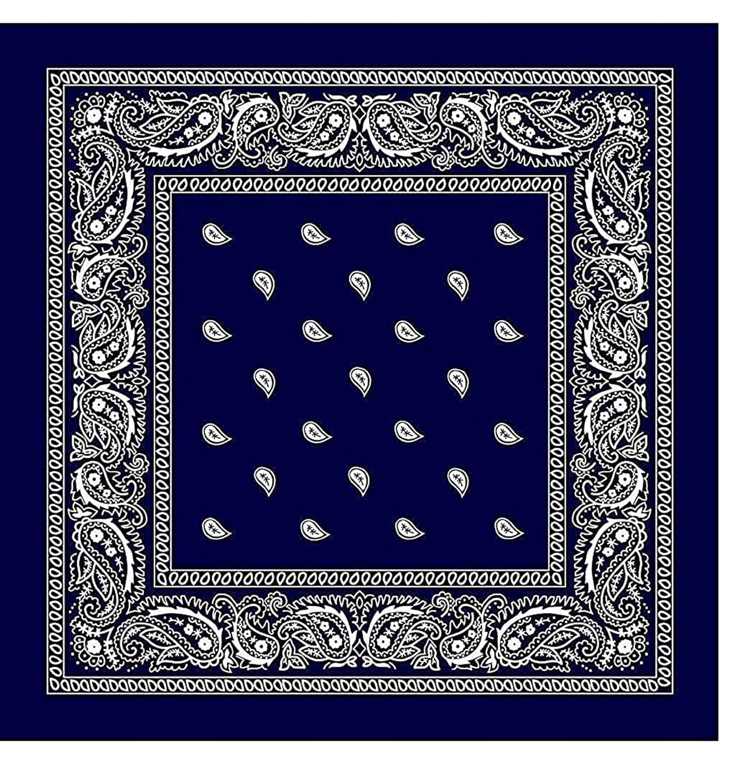 aadikart One Piece Novelty Paisley Cowboy Cotton Bandanas 1 Pc-picture-36