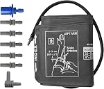 Extra Large Blood Pressure Cuff, 22-60CM Circumference-Replaceable Cuff for Home Use BP Monitors, with 7 Connectors, Adult Arm XXL Blood Pressure Cuff