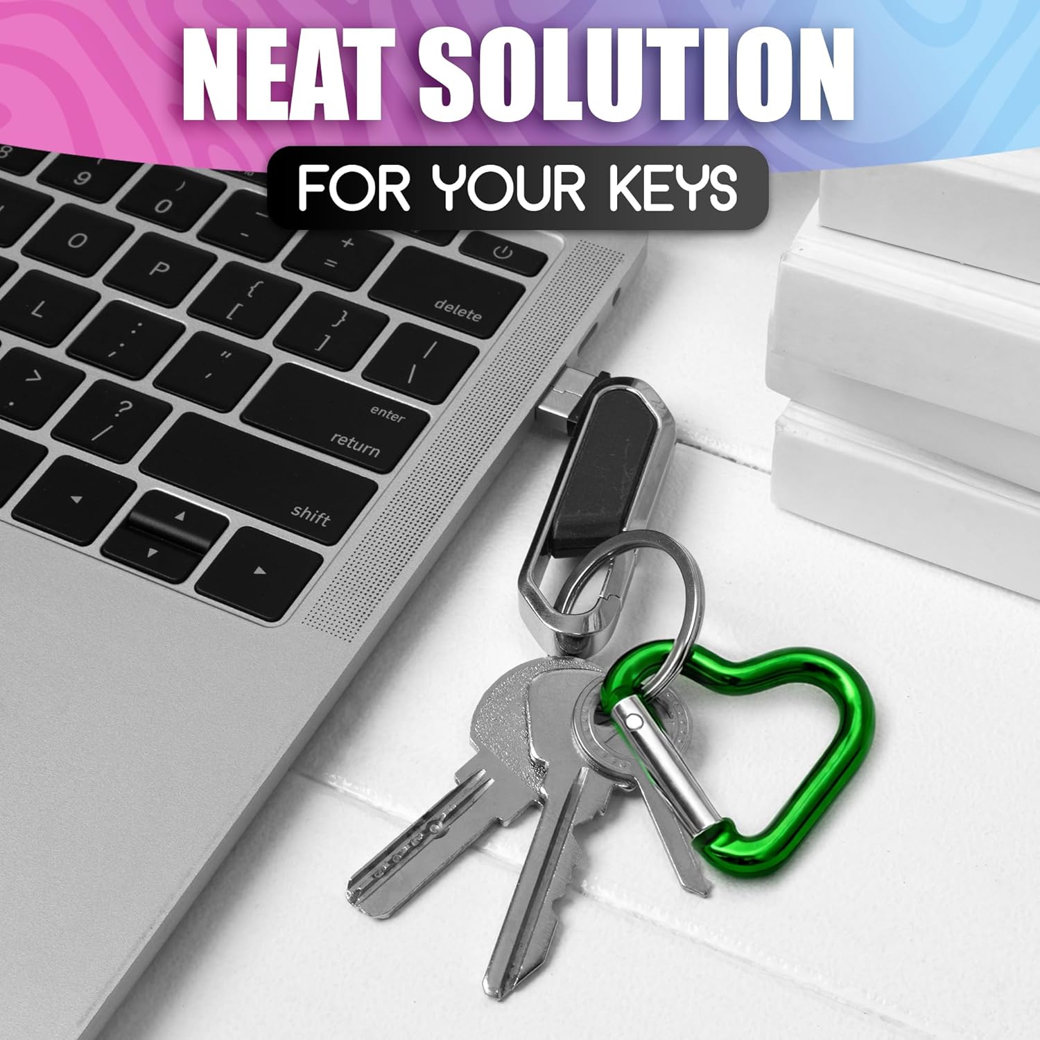 Heavy Duty Bungee Cords with Carabiner Hooks for Keys, Outdoor Gear, and Everyday Home Use - Secure Loads on The Move - Image 7