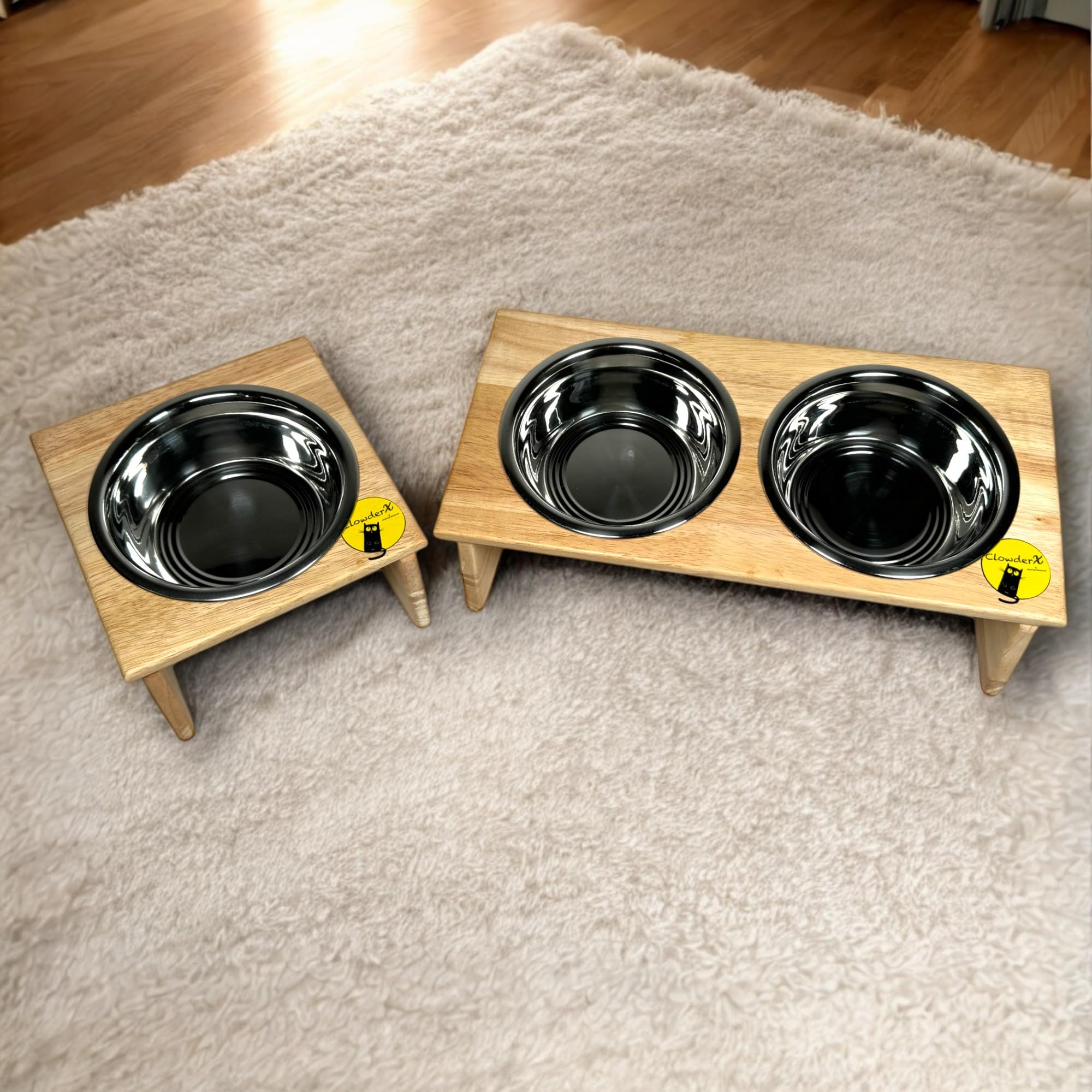See full amazon price history chart for ClowderX - by MILESTONE ENDEAVOUR Premium Pet Feeding Bowls Combo for Cats | Single & Double Bowls Wood Holder Combo 1+2 | 300ml Each, Medium, Brown ClowderX - by MILESTONE ENDEAVOUR Premium Pet Feeding Bowls Combo for Cats | Single & Double Bowls Wood Holder Combo 1+2 | 300ml Each, Medium, Brown (B09ZB7W4F4) Amazon Price History, Amazon Price Tracker