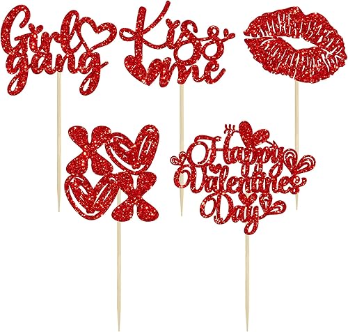 Miniatura 10 de Ephlyn 1 pieza de decoración de pastel de amor con purpurina rosa, dulce amor, boda, despedida de soltera, día de San Valentín, decoración de