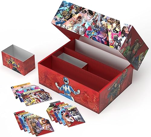 Miniatura 2 de Renegade Games Studios Power Rangers - Caja de almacenamiento para construcción de mazos, incluye expansión individual, accesorio de juego,