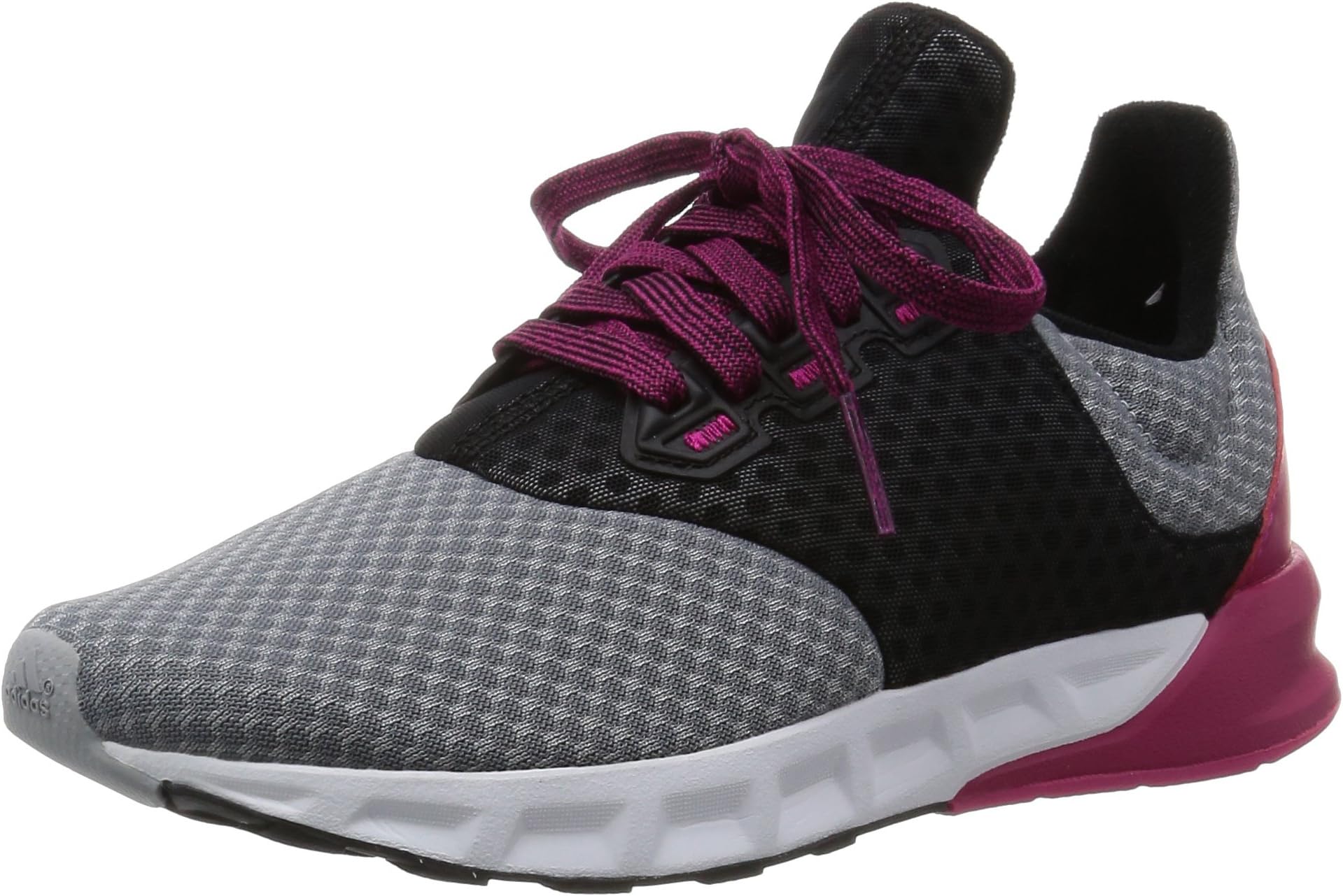 Adidas - Falcon Elite 5 W - AF6427 - Color: Grey-Black-Violet - Size: 8.5