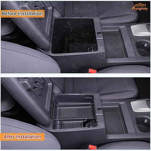 Miniatura 2 de Caja de almacenamiento para reposabrazos compatible con Nisan Frontier 2022 2023 2024 Pickup Truck Central Console Organizador, bandeja organizadora