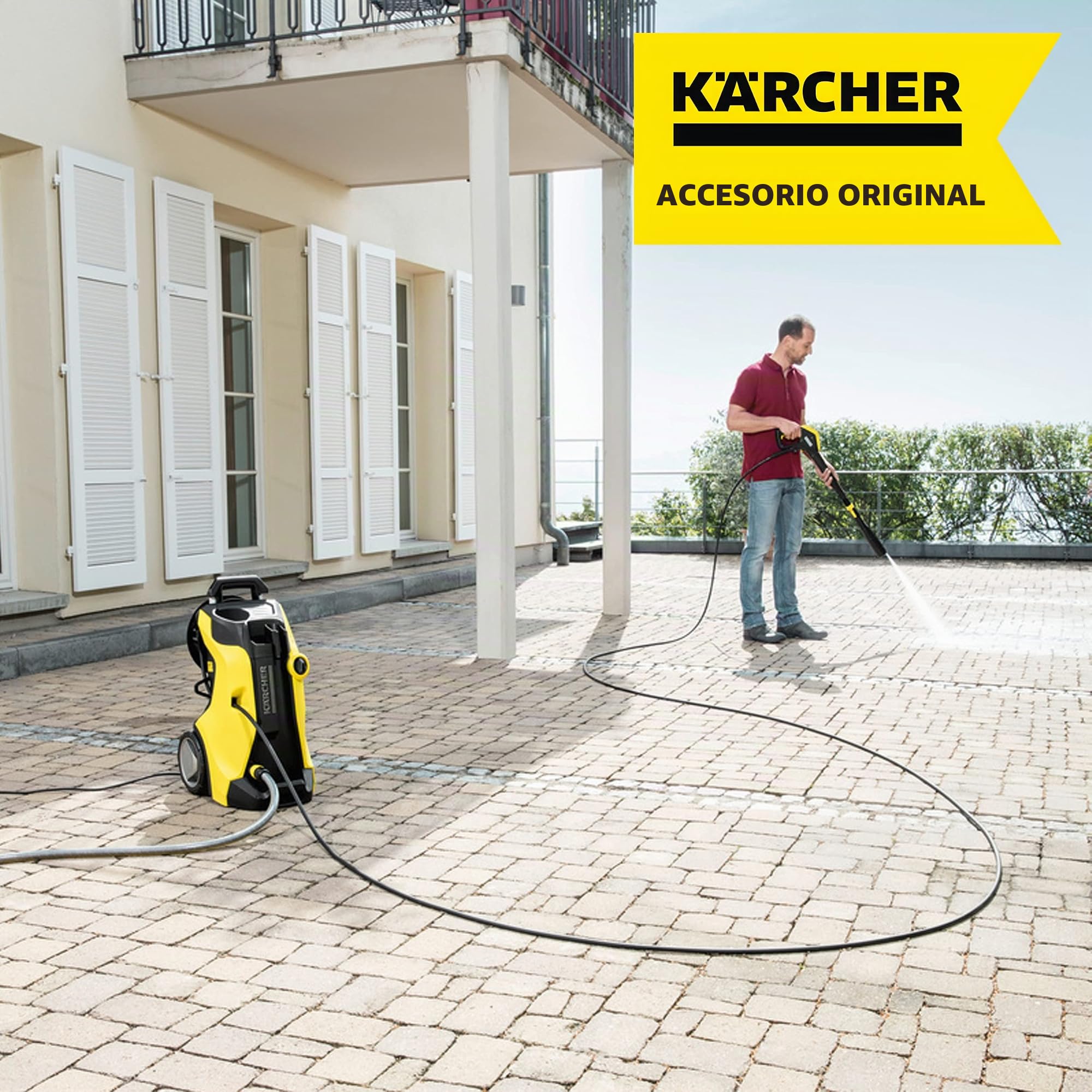 Kärcher H 9 Q - Manguera de alta presión quick y connect para hidrolimpiadoras (9 m)