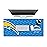 YouTheFan NFL Los Angeles Chargers Logo Series Desk Pad