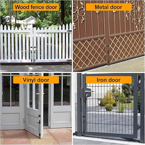 Miniatura 6 de Varilla de caída de perno de caña de 36 pulgadas para puerta, pestillo de puerta resistente para puertas de metal de valla de madera, herrajes de