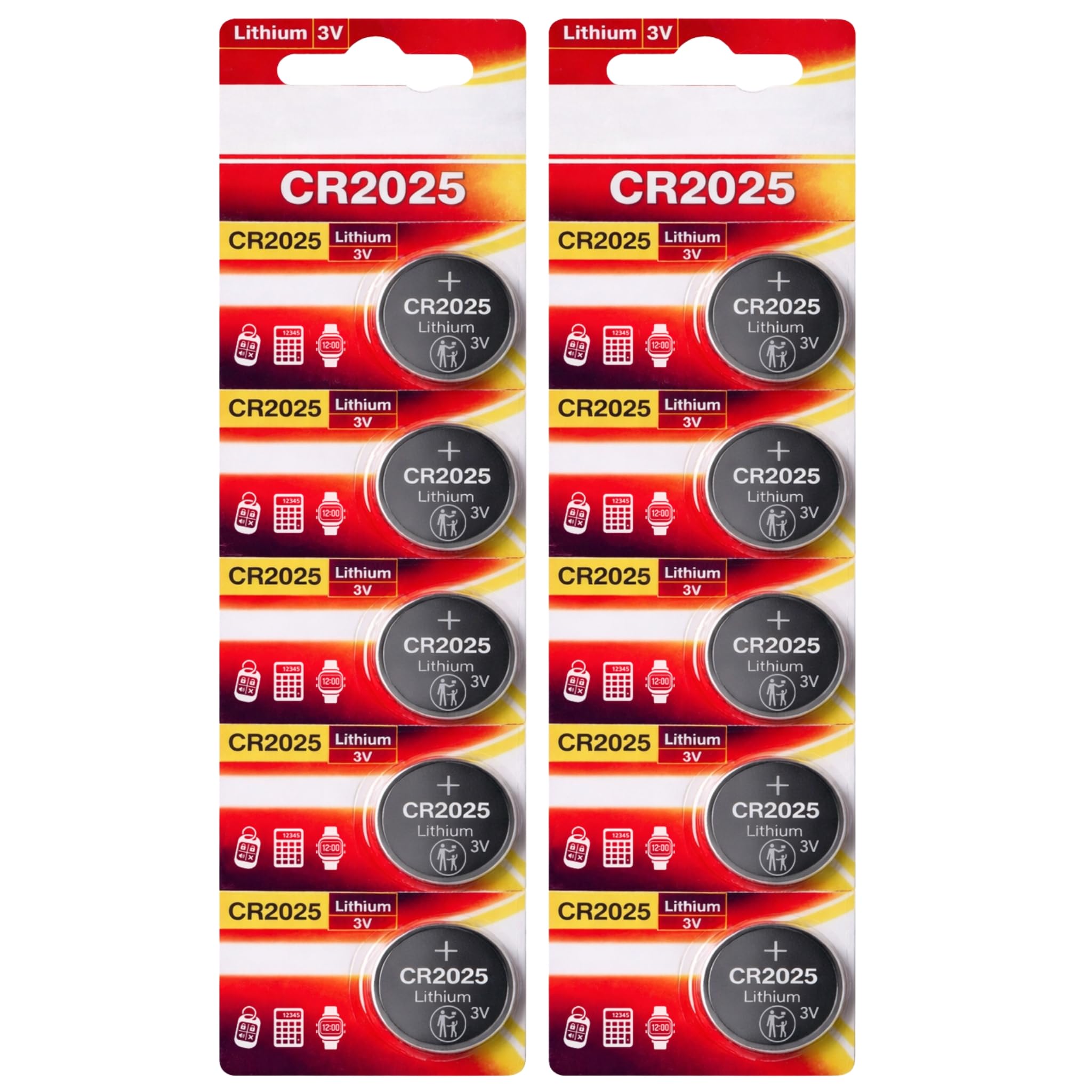 CR2032 Batteries, Long Lasting 3V Lithium Coin Cell 2032 Battery for Apple Airtag, Car Key Fobs, Watches, Heart Rate Monitors, Scales, LED Candles, Calculators & Other Small Devices (Pack of 2) — view 14