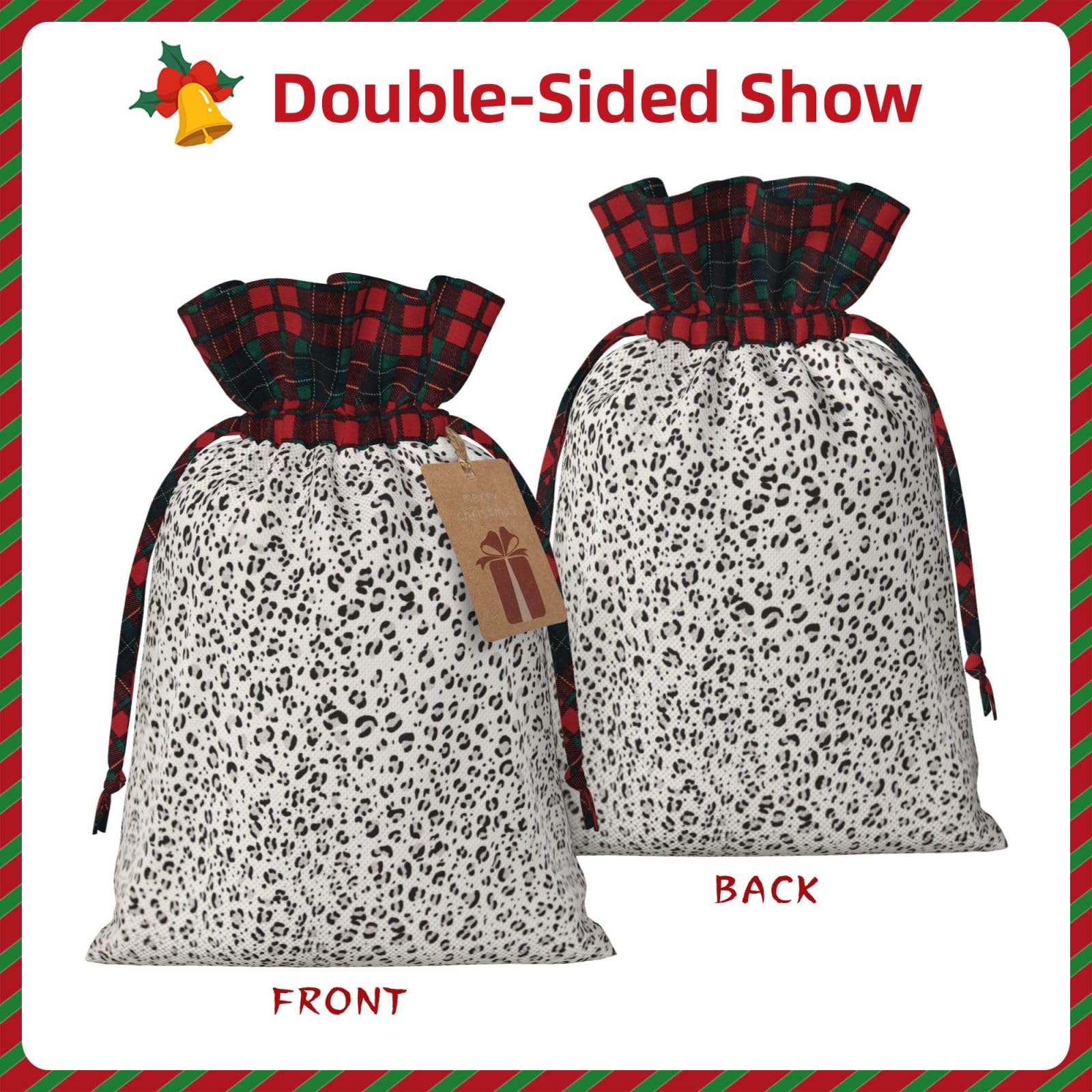 Amazon.com: ZISHAK Leopard Print Fabric Gift Bag-Delicately