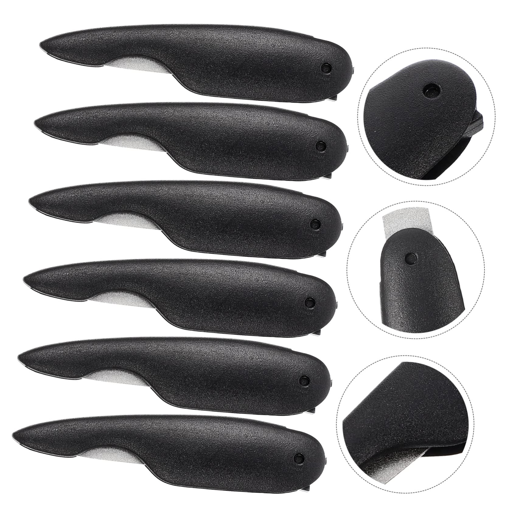 WOONEKY Lot De 5 Limes À Outils D'art Pour En Acrylique 6 Pièces X 5