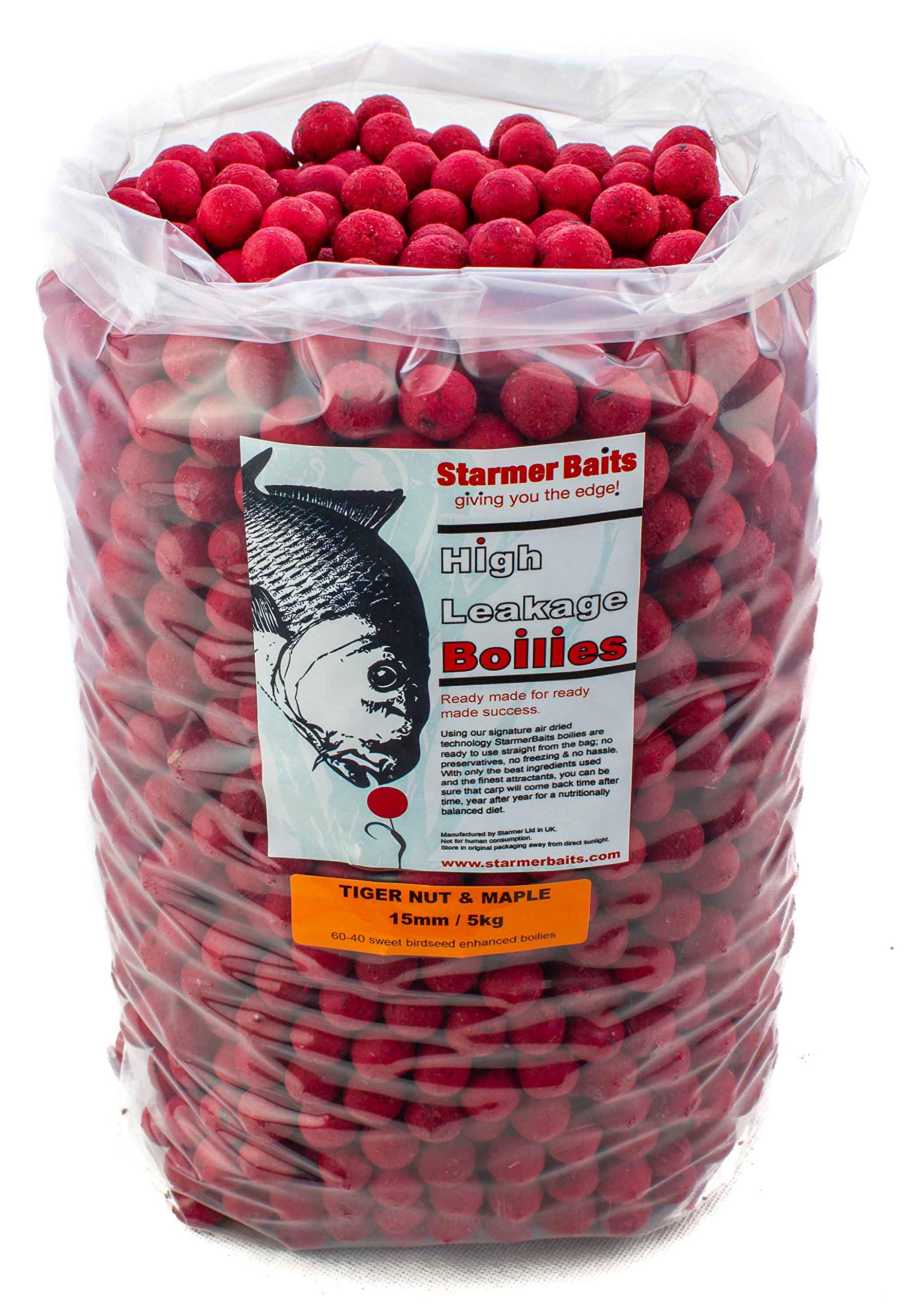 starmerbaits Boilies 15mm 5kg / Tiger nut & maple
