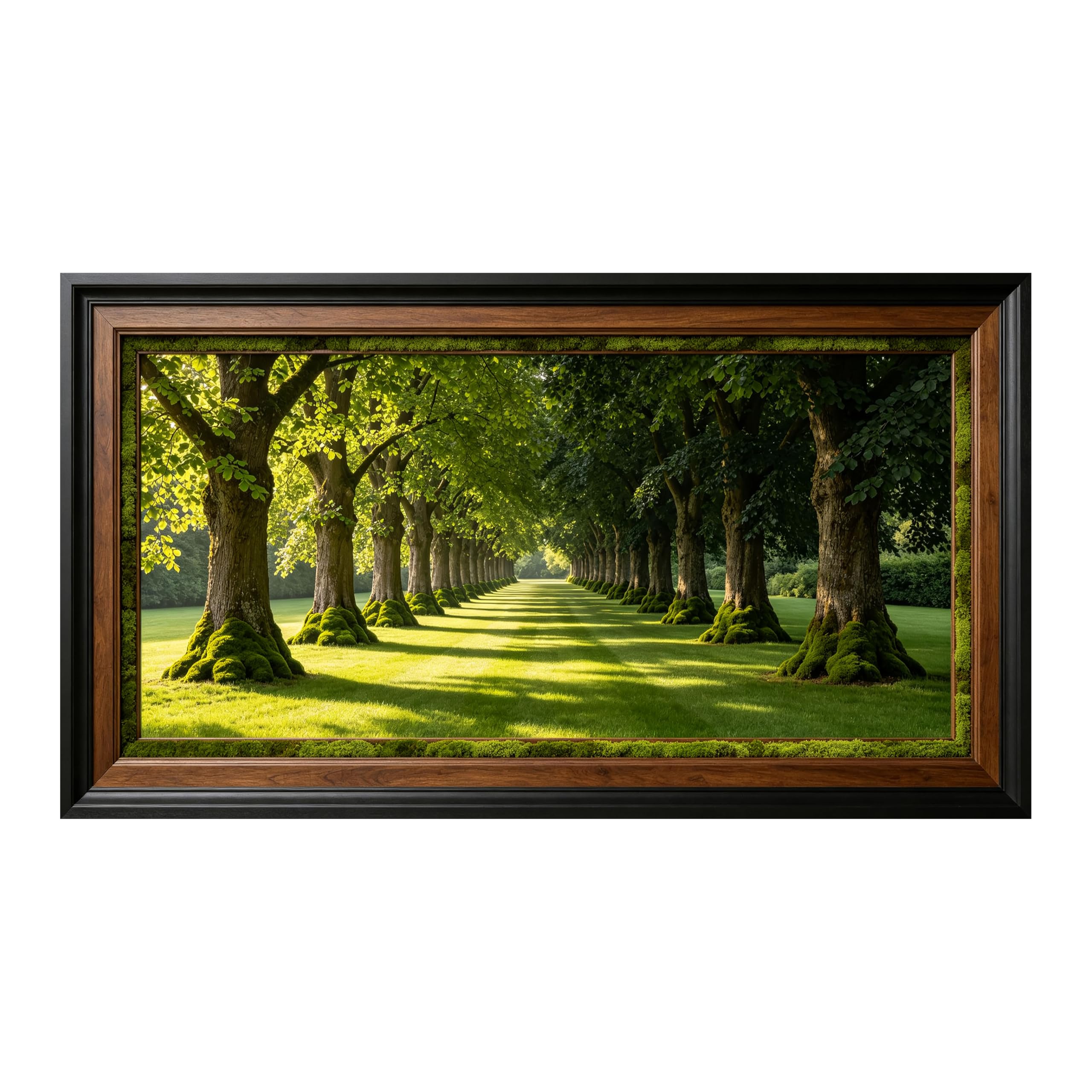 Yzpallescene Art260711035 3D Framed Wall Art Forest Pathway Landscape Panoramic Large Size Selfadhesive Removable Wall Decor Prints Artwork For Living Room Bedroom Office