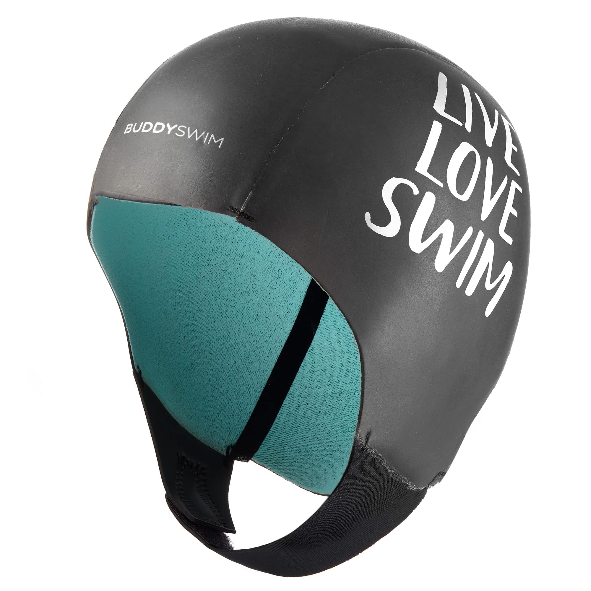 Cuffia in Neoprene da 2 mm per Il Nuoto in acque libere. Copricapo in Neoprene Isolante dal Freddo con Chiusura Facile, per Immersioni, Immersioni subacquee, Surf e lavori Acquatici.