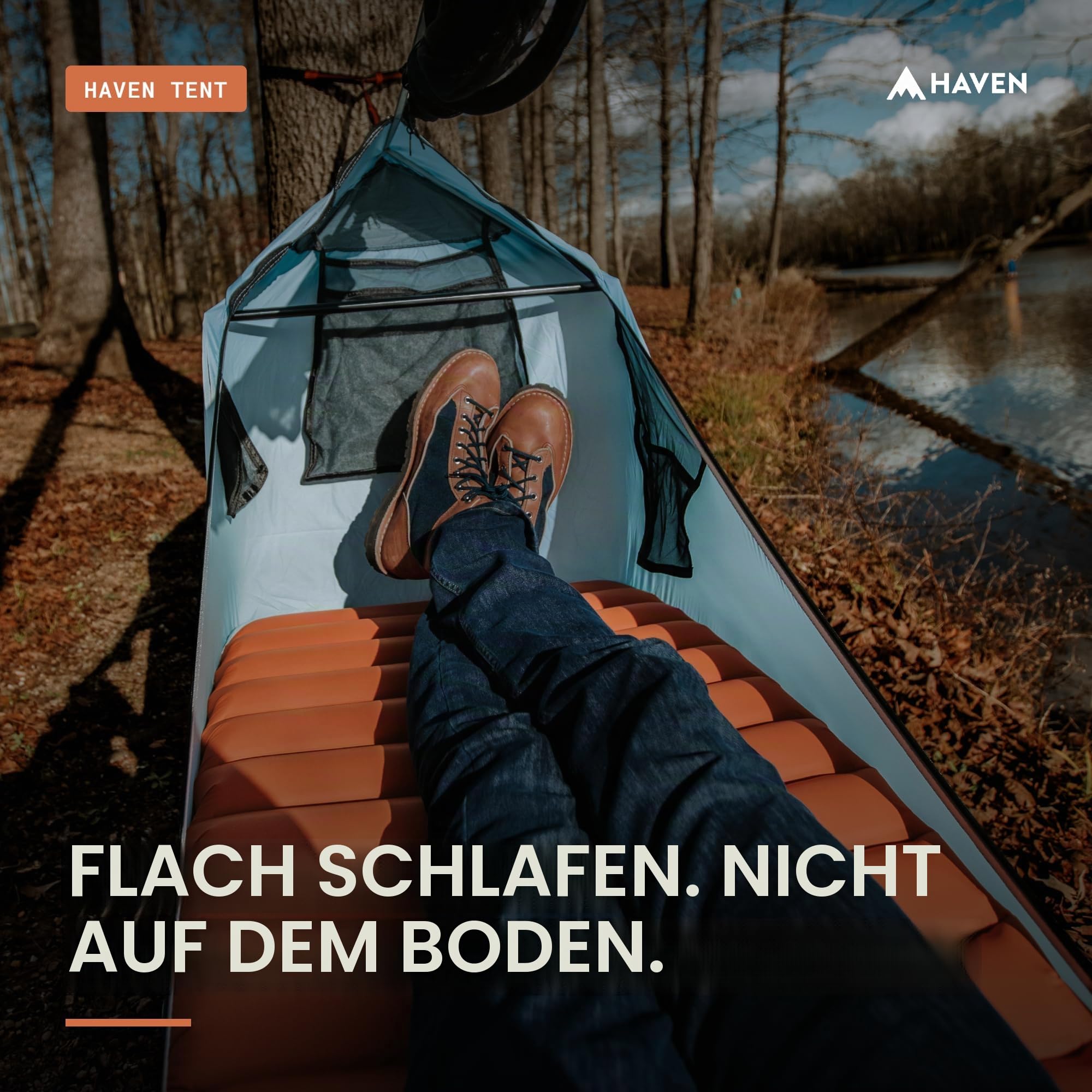 Haven Zelt mit isolierter Unterlage