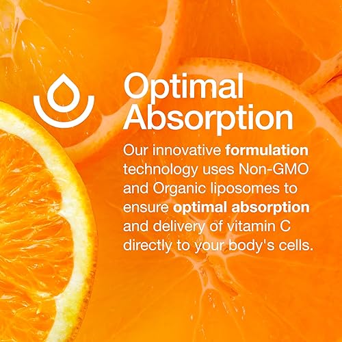 Miniatura 5 de Vitamina C liposomal: los únicos 1500 mg por cápsula (no 2 cápsulas por porción) ADN verificado y potente Vit C – Traga o vierte polvo en una