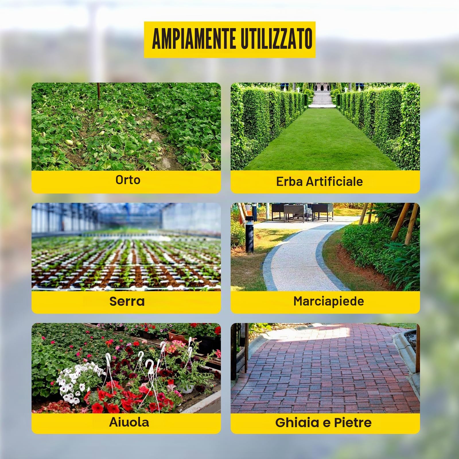 VEVOR Telo Pacciamatura Anti Erbacce, 6,5x300 ft Copertura Resistente al Suolo del Paesaggio della Barriera dell'erbaccia Tessuta PP Resistente, 3.0 Oz, Tessuto Geotessile per Giardino Colore Nero