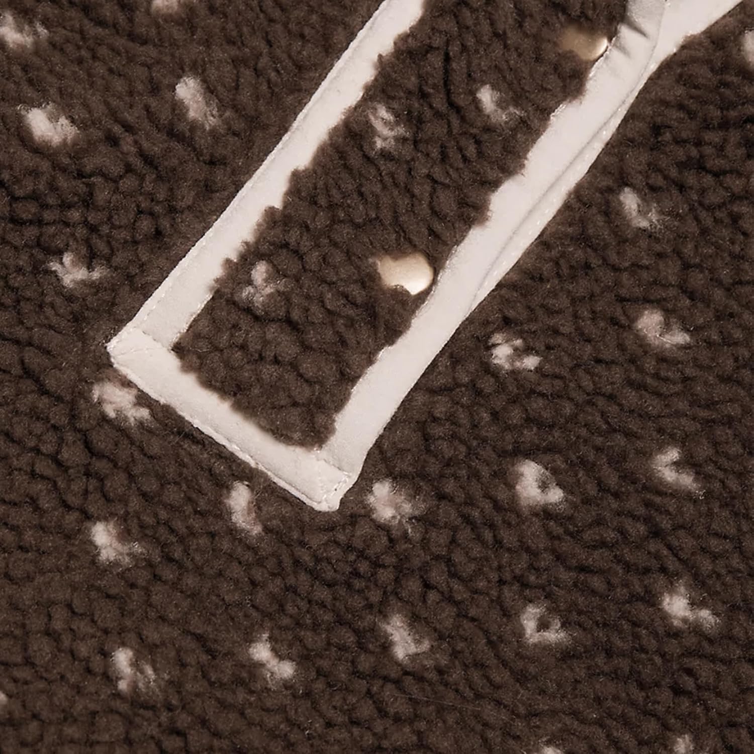 Hixiaohe Fleece Sweatshirt for Women Winter Long Sleeve High Neck Fuzzy Sherpa Pullover Jacket Warm Outerwear with Pockets - Image 6