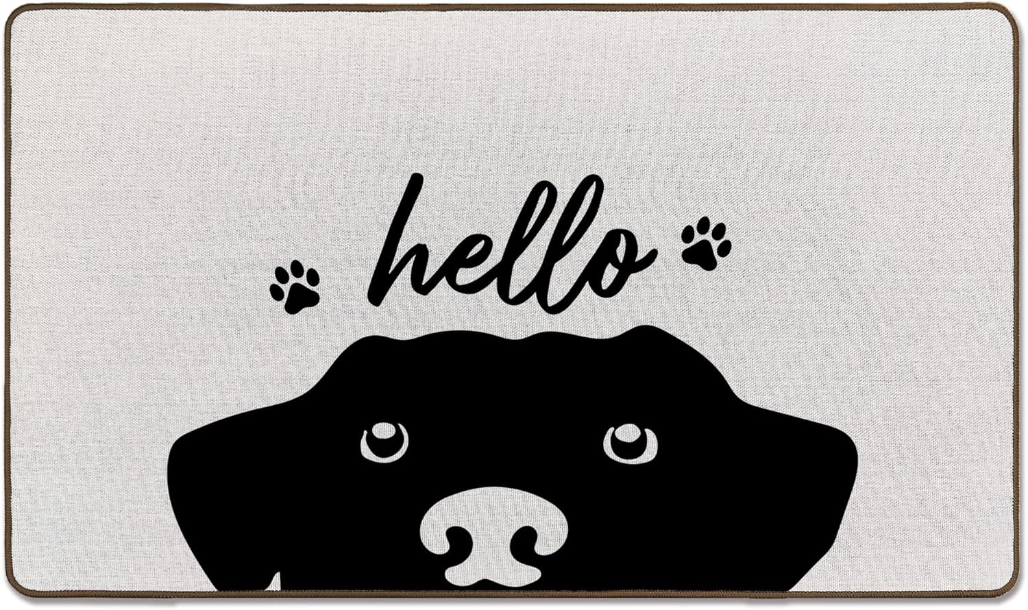 Funny Boston Terrier Door Mat, Boston Terrier Gifts for Women Front Door Mat Outside Indoor Entrance, Funny Dog Decorative Outdoor Doormats for Home House Bedroom Entryway, 17x29in