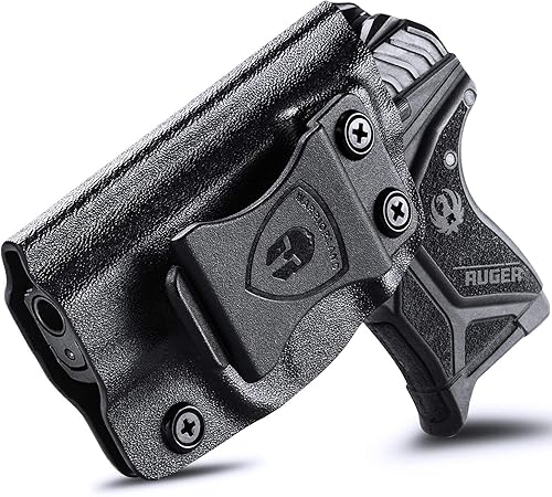 Funda Ruger LCP II, funda IWB Kydex compatible con pistola Ruger LCP II .380 - No compatible con LCP .380 y LCP II .22 LR, transporte oculto en la