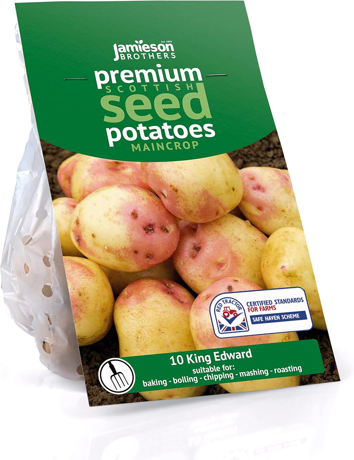 Jamieson Brothers 10 Tuber King Edward Seed Potatoes JBA Maincrop
