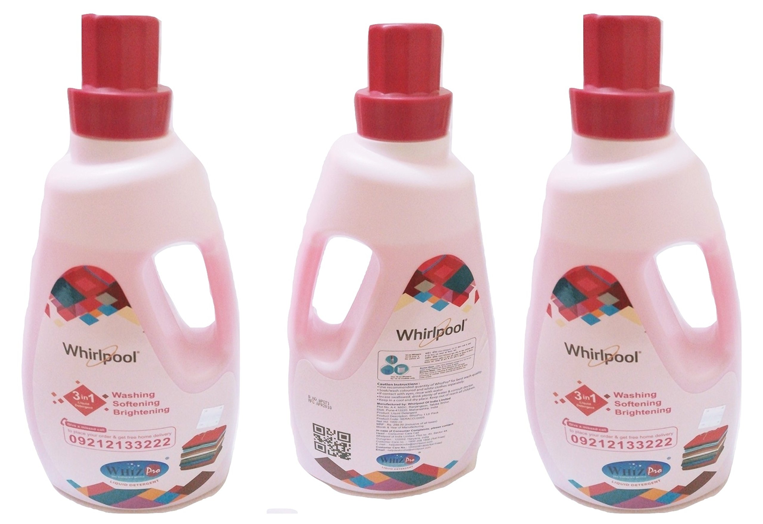 SH Whirlpool Whizpro Liquid Detergent - 1000ml (Combo Pack Of 3) (B07DC7GYPG) Amazon Price History, Amazon Price Tracker