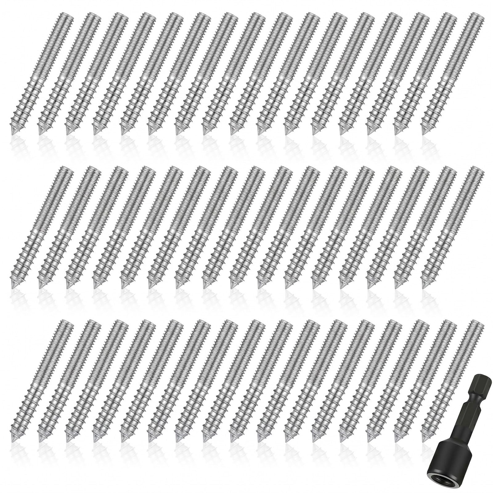 Hanger Bolts - 20 Pack with Driver -28
