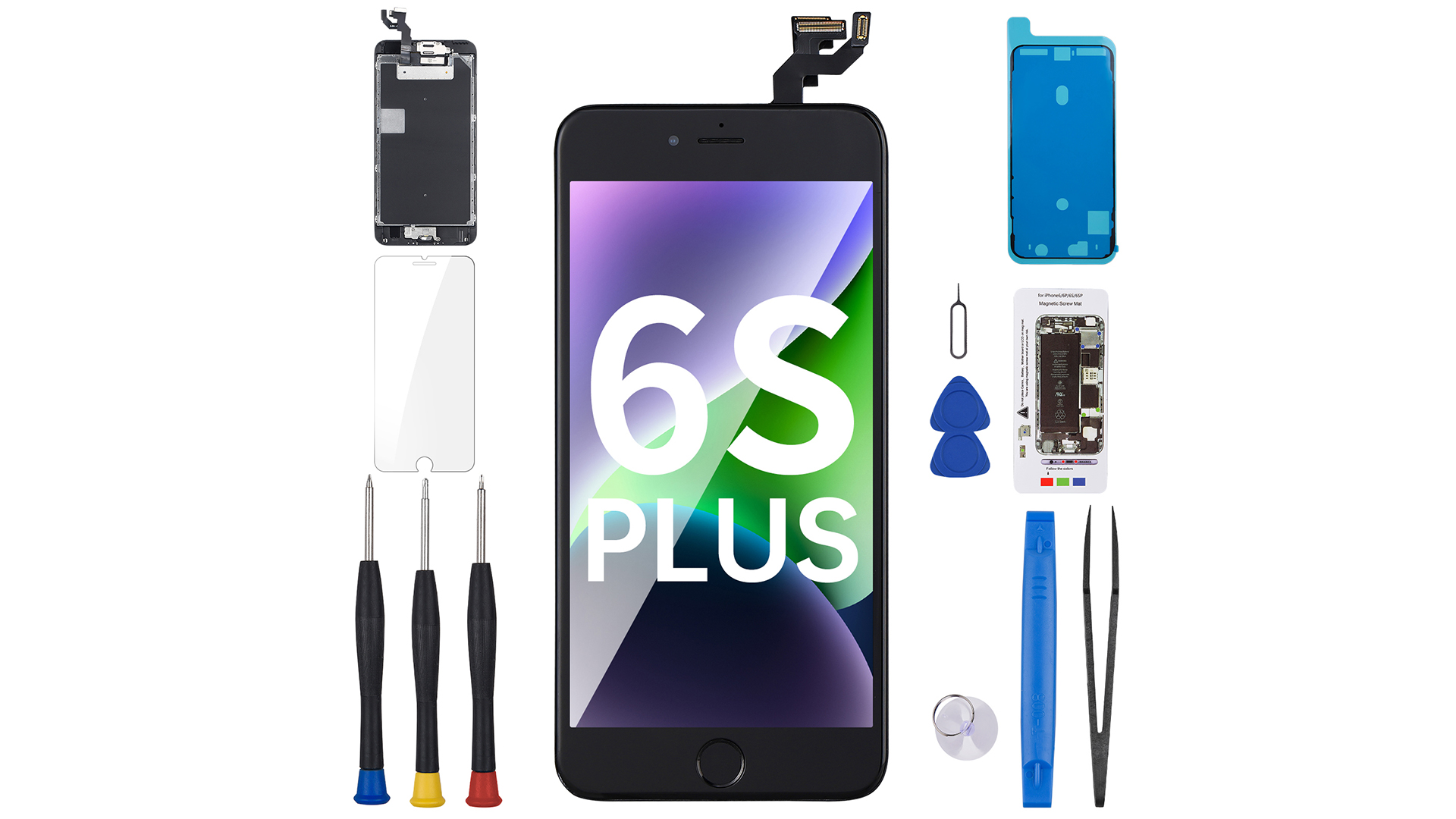 家具 iPhone 6 plus Amazon.com: Risidamoy for iPhone 6S Plus Screen Replacement with