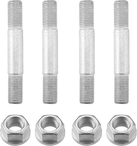 X AUTOHAUX Juego de 4 accesorios de montaje de cubo de rueda para Ford F250 F350 F450 F550 Excursion 1999-2004 Metal tono plateado F81Z1107AA