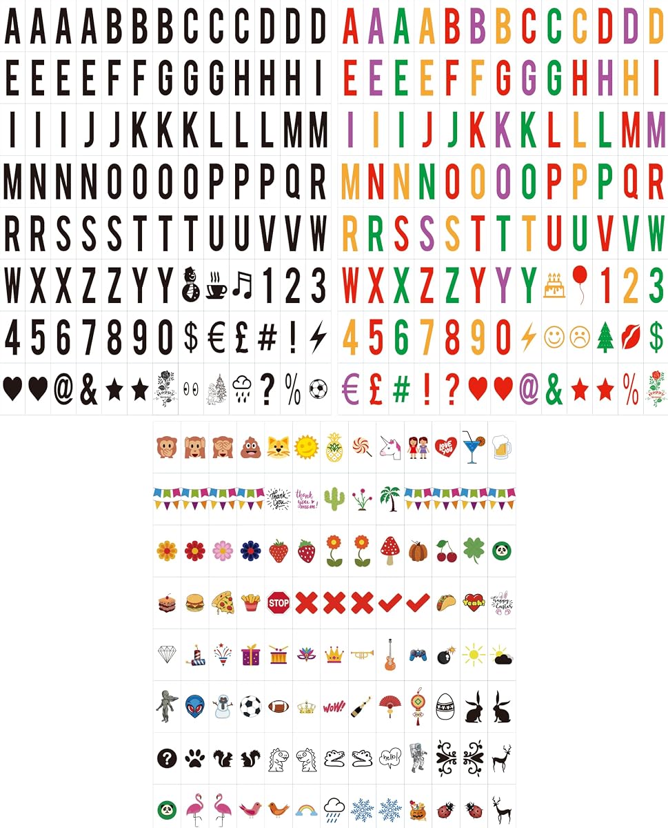 Sanyan 312 Black & Color Letters