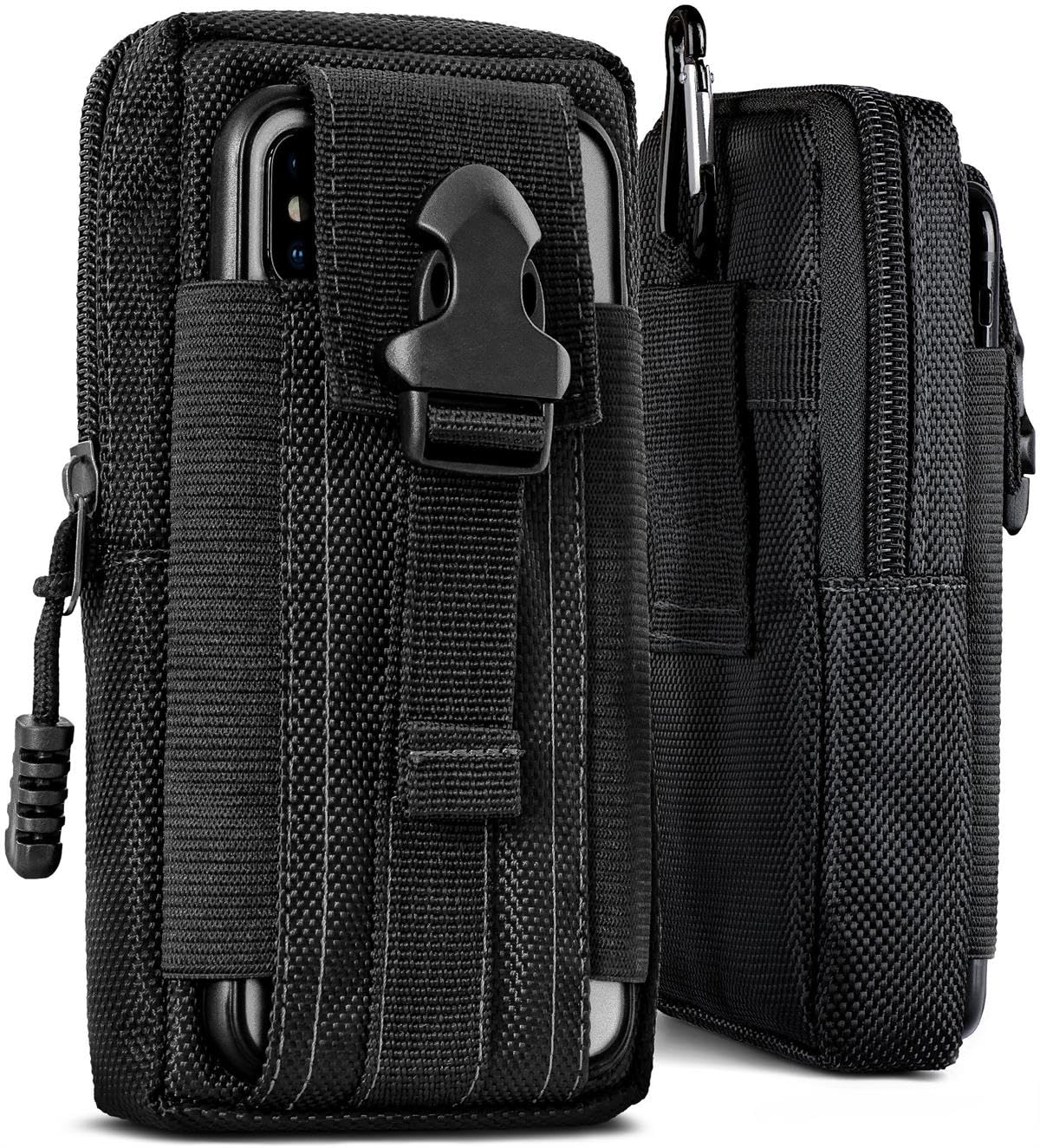 Étui ceinture nylon robuste Oppo A77 5G avec mousqueton - 7