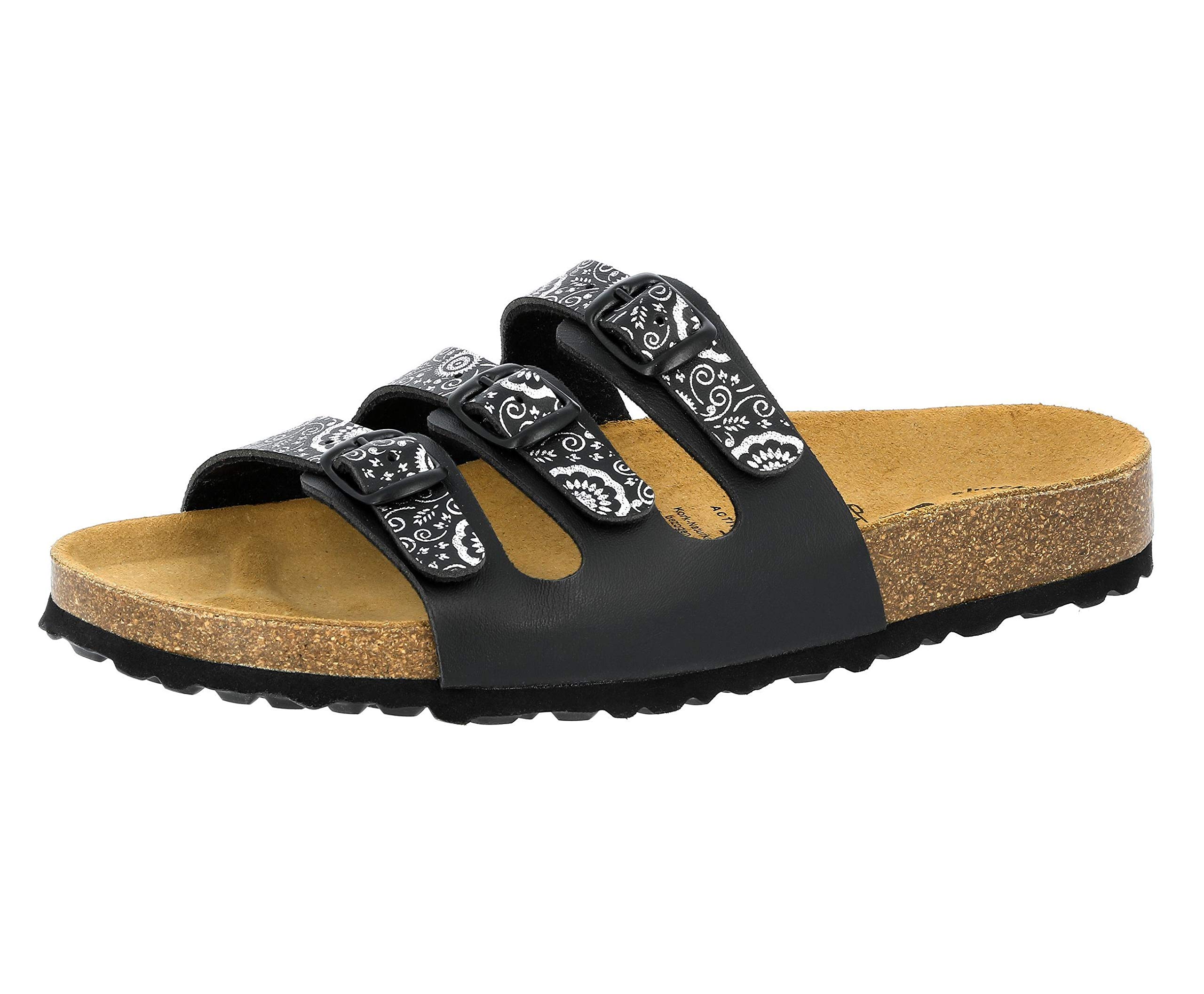 Lico Damen Bioline Flower Pantoletten