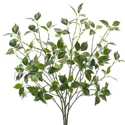 Artificial Plants Greenery Eucalyptus Stems Branches Plant for Home Decor，Faux
