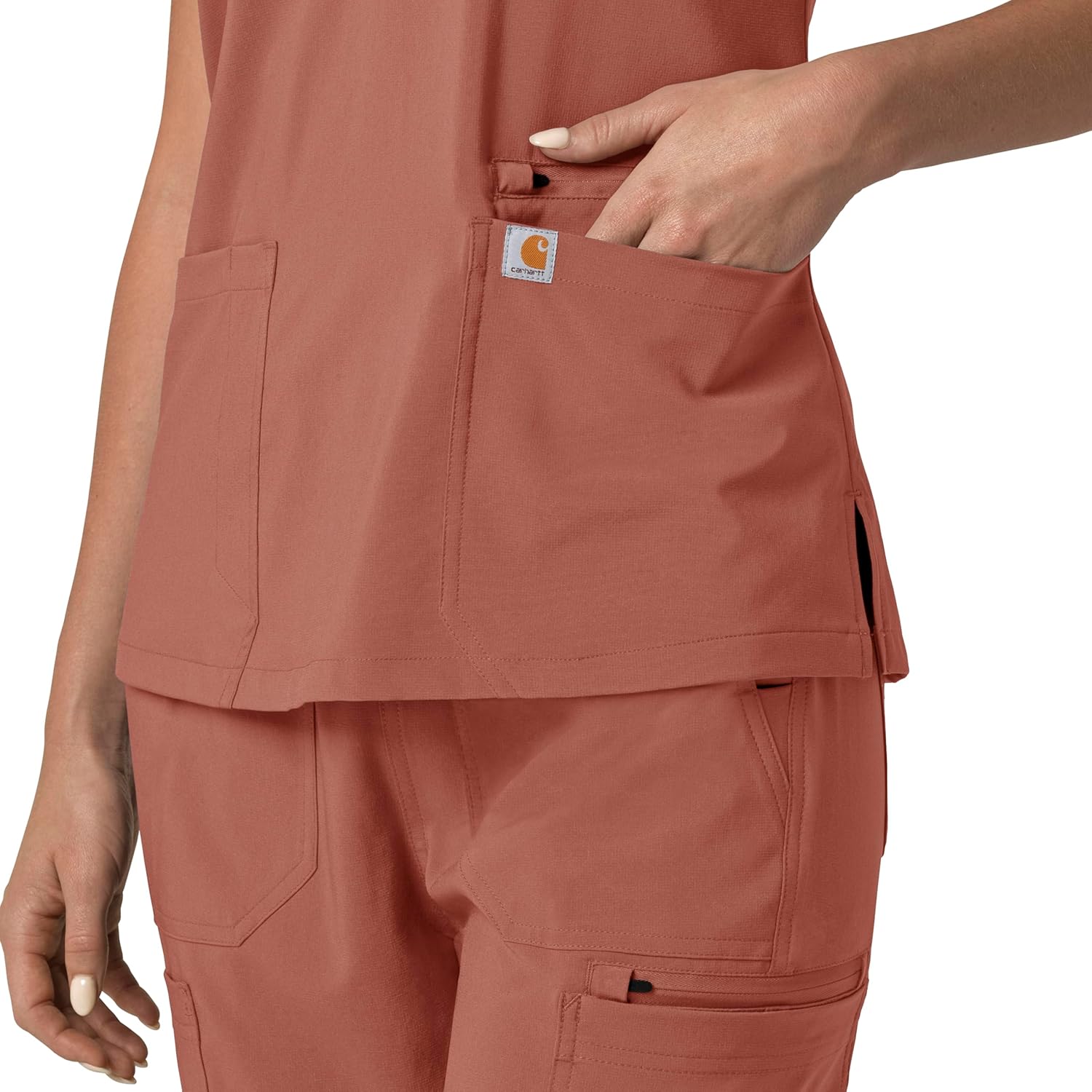 Carhartt Scrubs C13210 Women's Force® Cross-Flex Modern Fit Flex Panel - Image 12