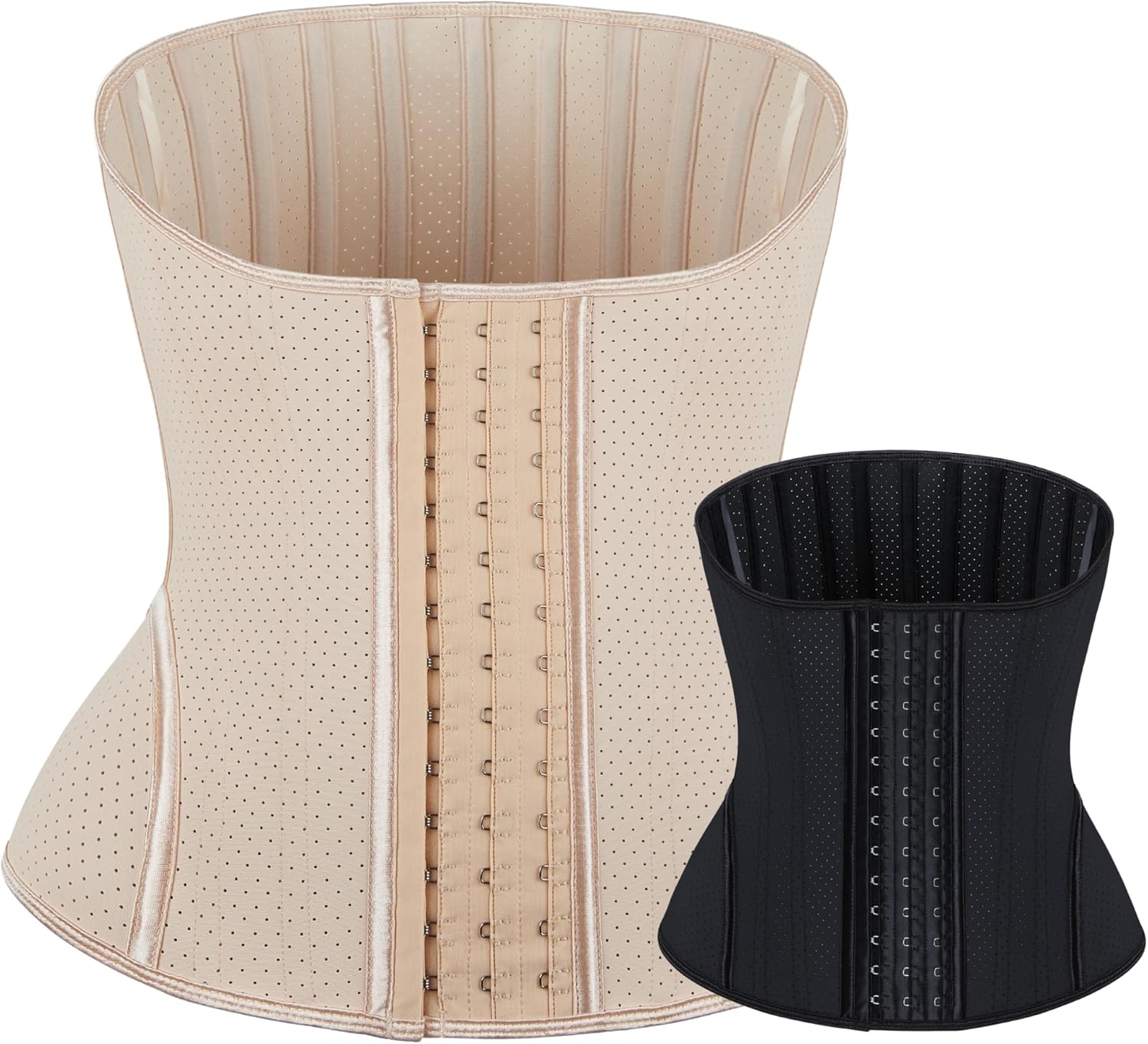 Latex Corset Shapewear - Underbust Corset & Waist Cincher for Women - Latex Waist Trainer Corsets for Women