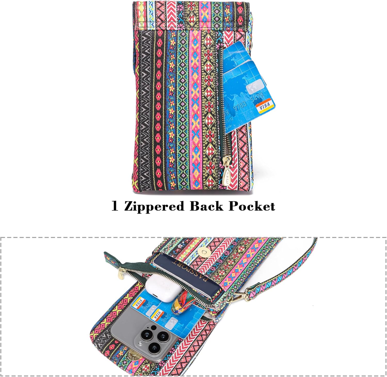 MINICAT Small Crossbody Bags for Women Cell Phone Bag Vegan Leather Cross Body Purse Wallet Purses - Image 4