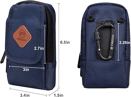 Miniatura 6 de FIREDOG Smell Proof Bag, Odor Proof Pouch Carbon Lined Smell Proof Case Container for Travel Storage (Blue)