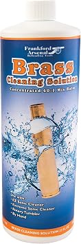 Frankford Arsenal Ultrasonic Brass Cleaning Fluid for Rotary Tumblers, Cleaning and Reload, 32 fl oz 1 Pack