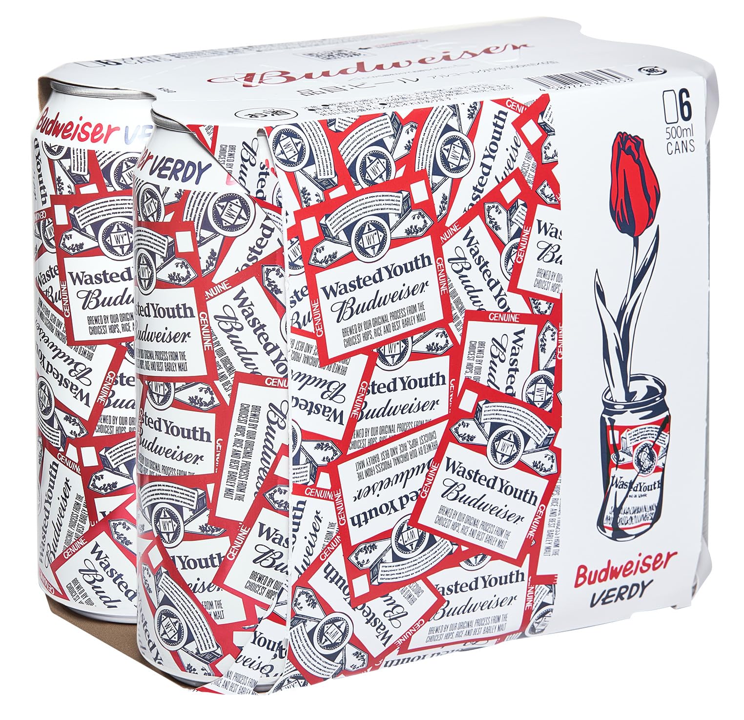 Amazon.co.jp: バドワイザー×VERDY WY Budweiser 限定デザイン缶