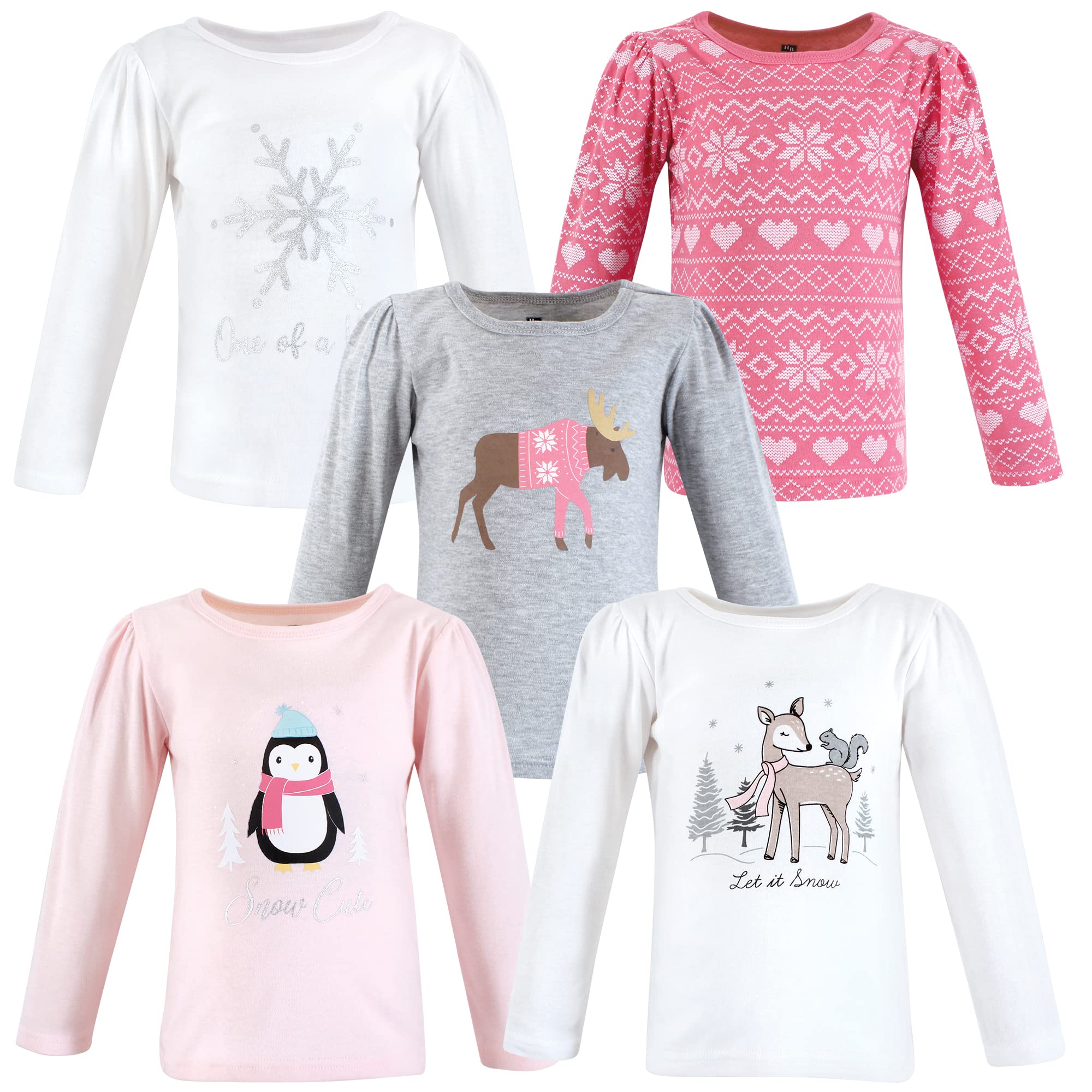Hudson Baby Baby-Girls Long Sleeve T-Shirts