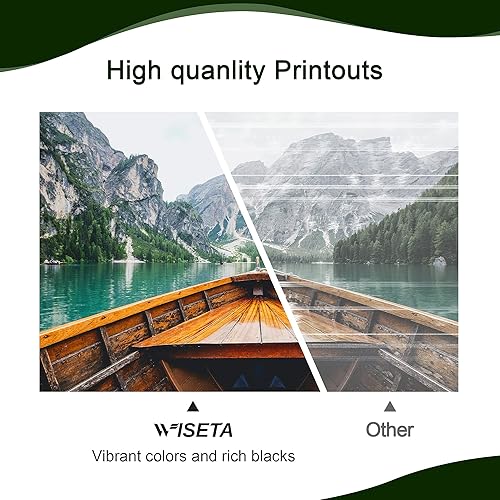 Miniatura 4 de Wiseta Cartucho de tinta de repuesto compatible para HP 910XL (negro, cian, magenta, amarillo, 5 unidades)