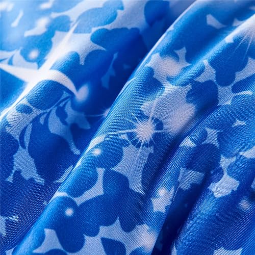 Miniatura 9 de RYNGHIPY Juego de edredón de 6 piezas con sábanas y fundas de almohada, tamaño Queen, diseño de purpurina brillante, colecciones de ropa de cama