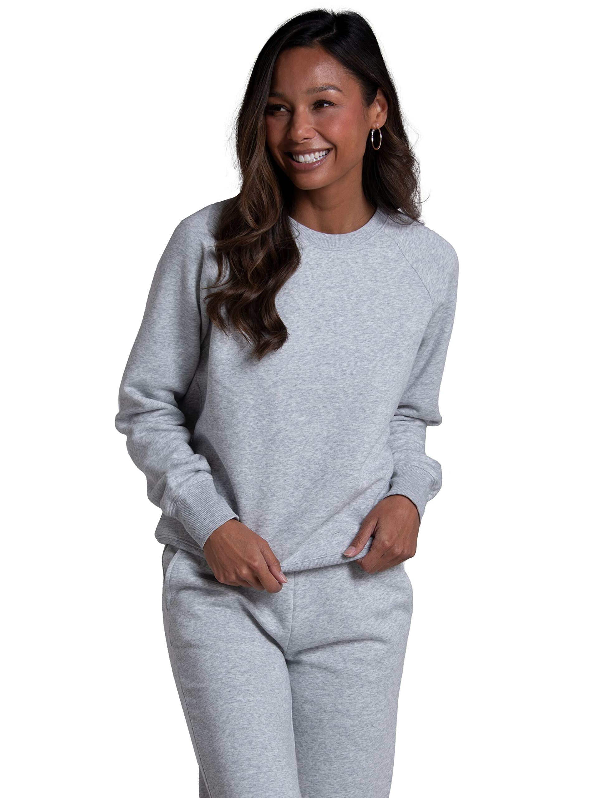 Women's Crafted Comfort Fleece Sweatshirts & Hoodies, Crewneck & Pullover Sweatshirt for Women